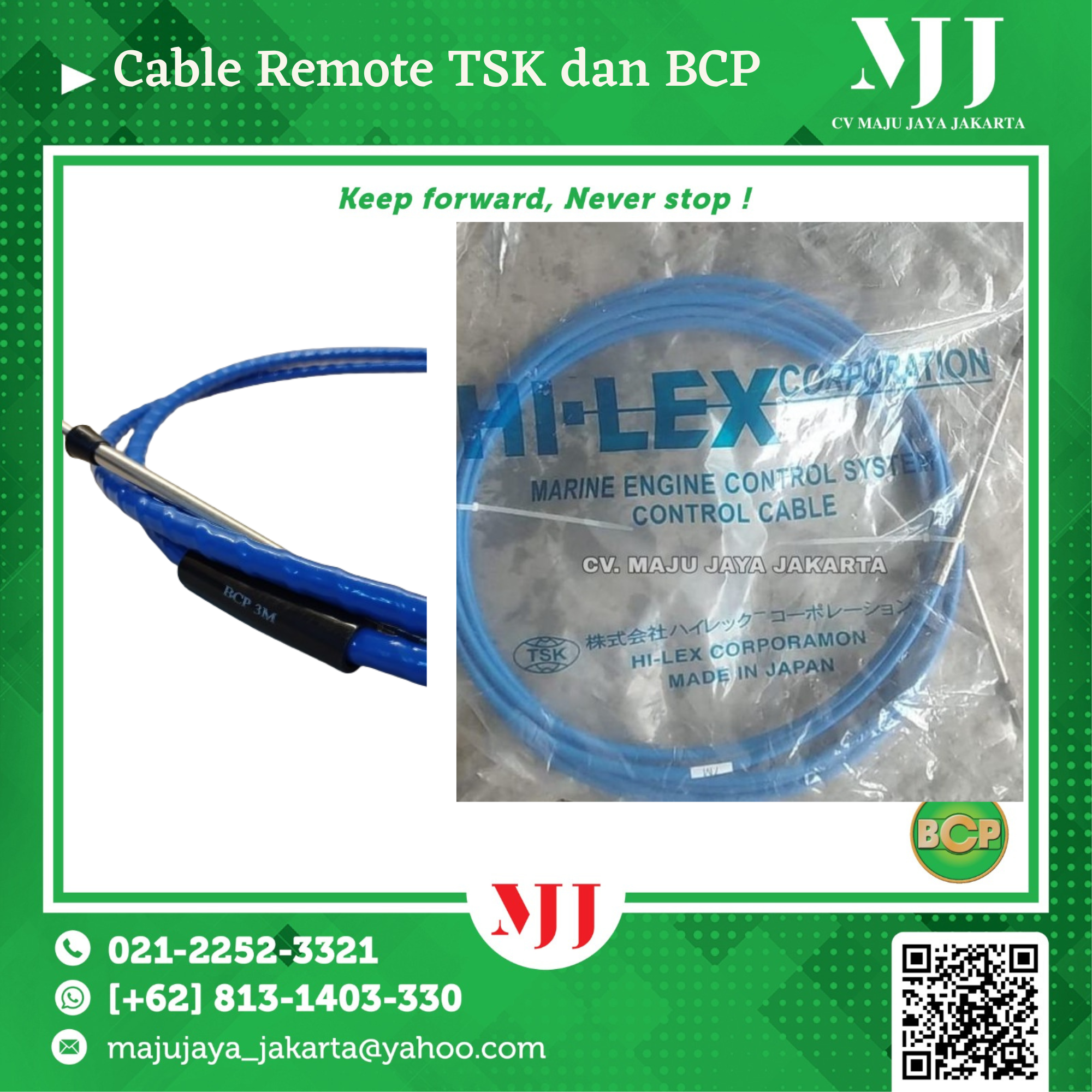 Jual Kabel Gas Kapal / Cable Remote Control Kapal
